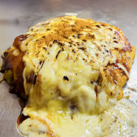 炙りチーズカレー｜広島市中央区でお好み焼きのテイクアウト・デリバリーならお好み焼き一銭白島店