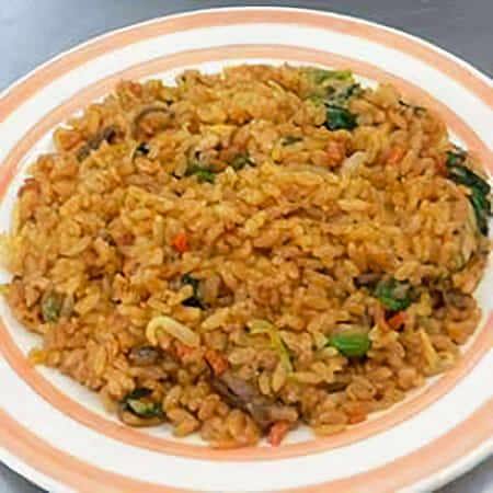 ビビンバ焼飯｜広島市中央区でお好み焼きのテイクアウト・デリバリーならお好み焼き一銭白島店